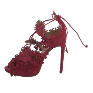 ALAÏA ExQUISITE!!! Suede Sandals Size: 7 | IT 37.5 MSRP $1,800 Italy